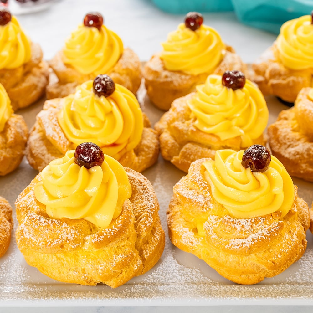 zeppole di san Giuseppe al forno