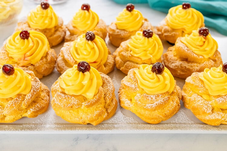 Zeppole di San Giuseppe al forno