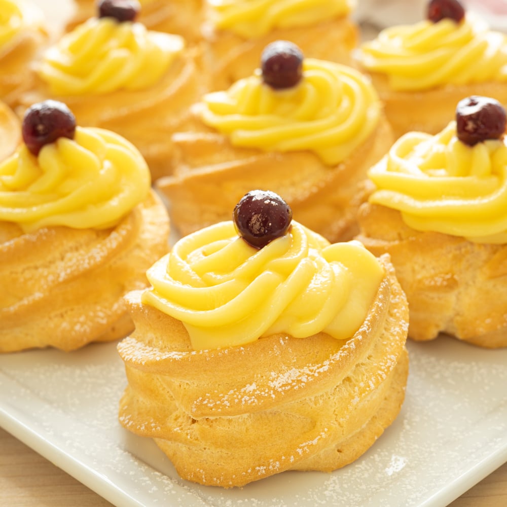 zeppole senza glutine al forno