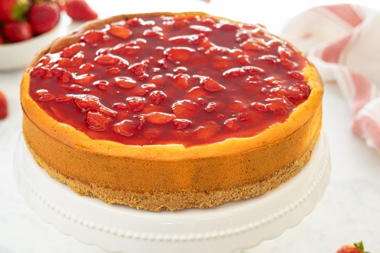 Cheesecake cotta fragole e mascarpone