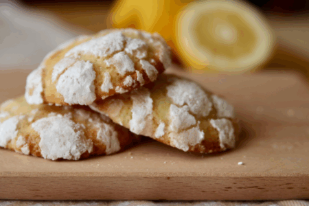 Crinkle cookies