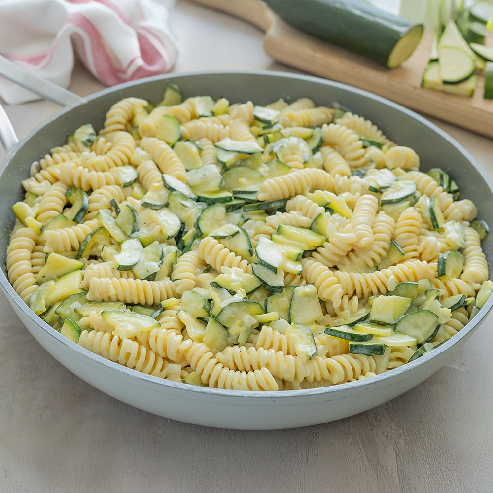 pasta e zucchine cremosa