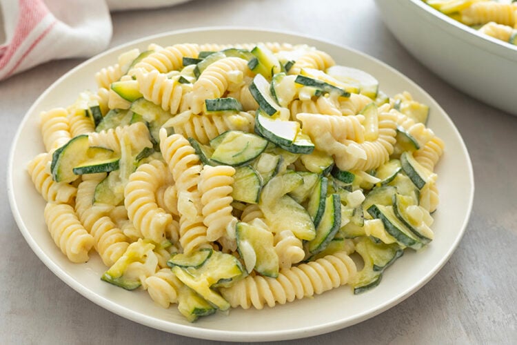 Pasta e zucchine cremosa