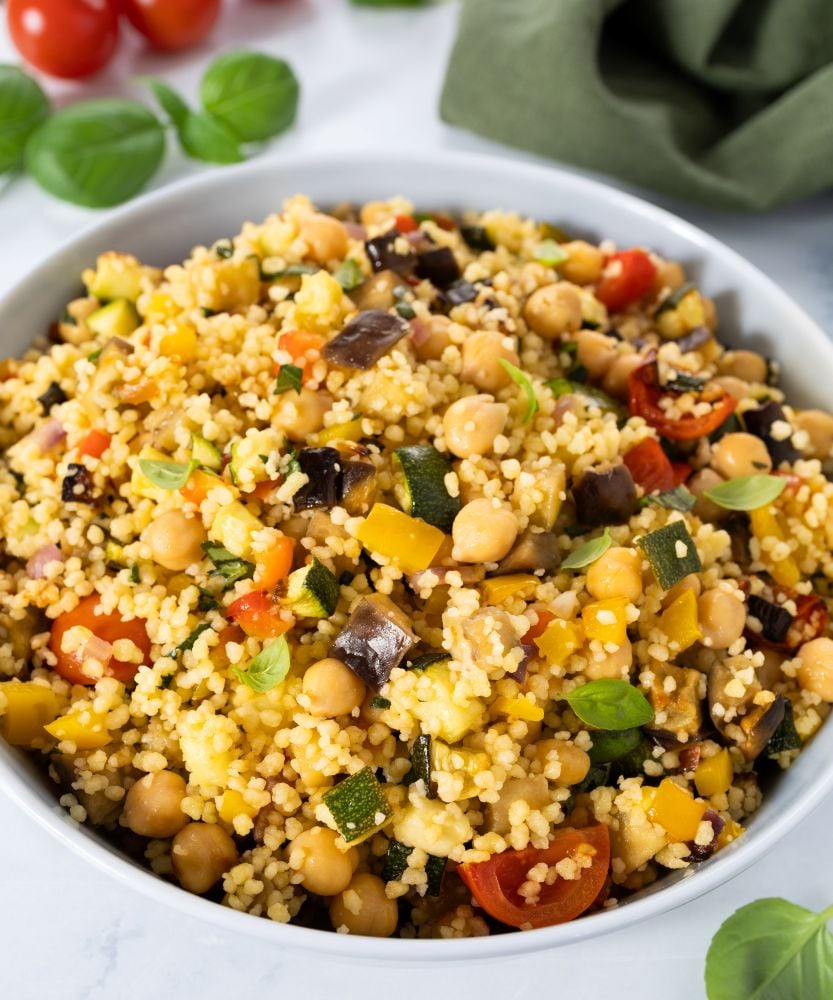 cous cous con ceci e verdure