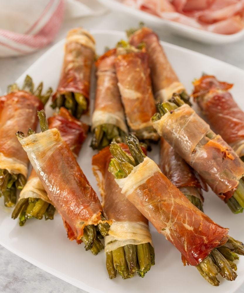 involtini di speck e fagiolini