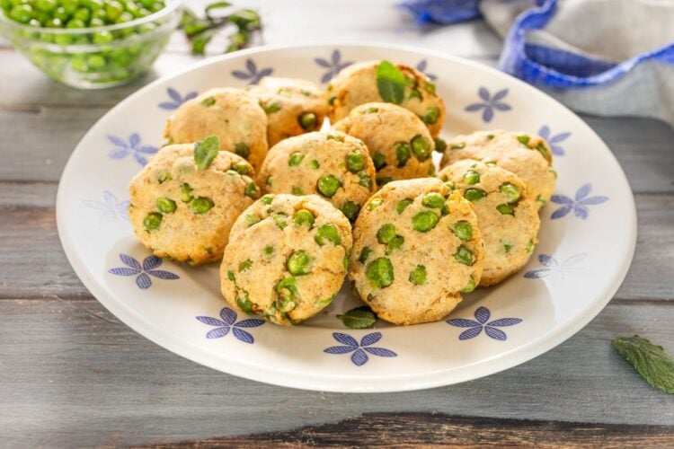 polpette piselli e ricotta