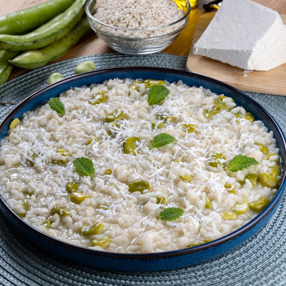 risotto alle fave
