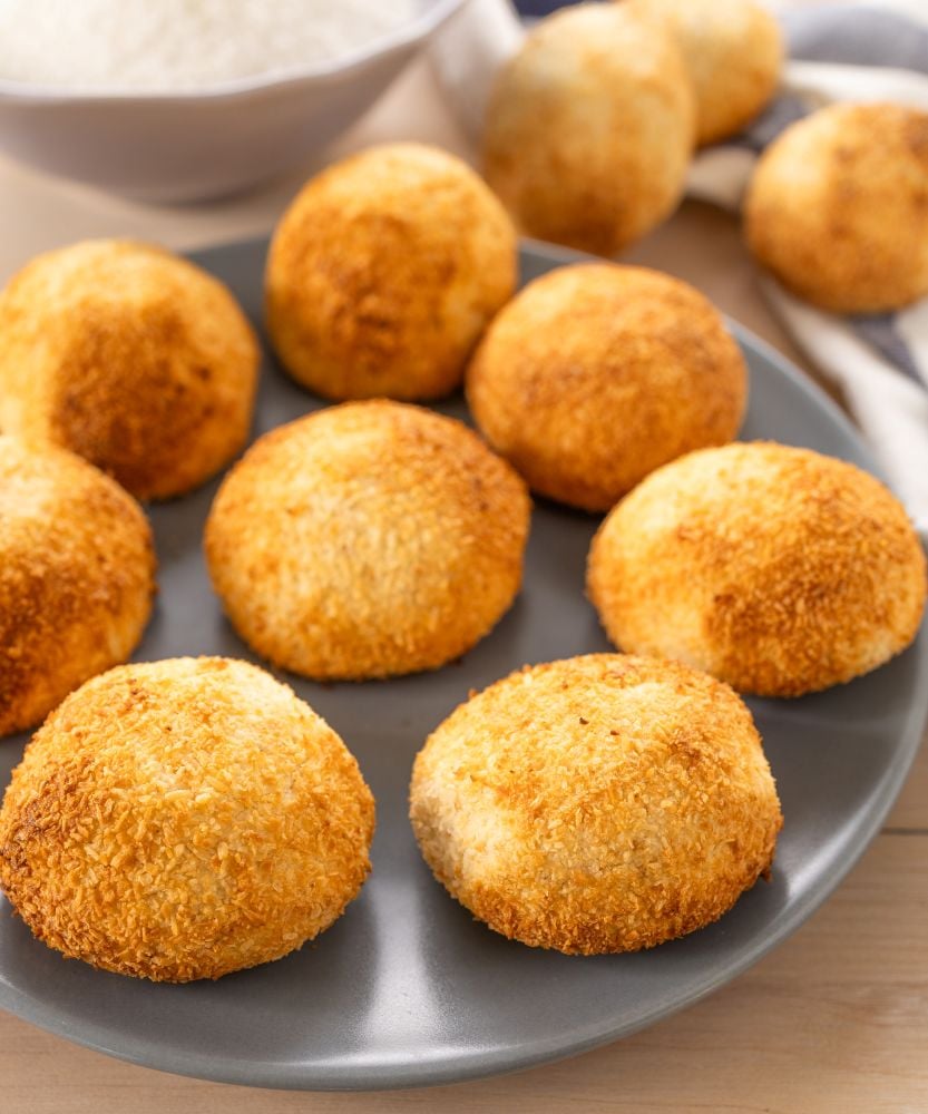 biscotti al cocco in friggitrice ad aria