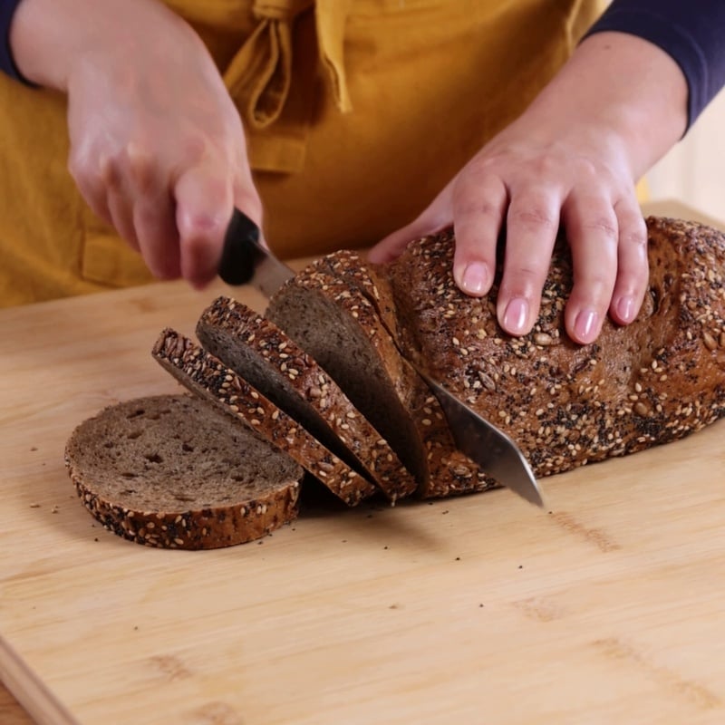 Bruschette in friggitrice ad aria - Step 1