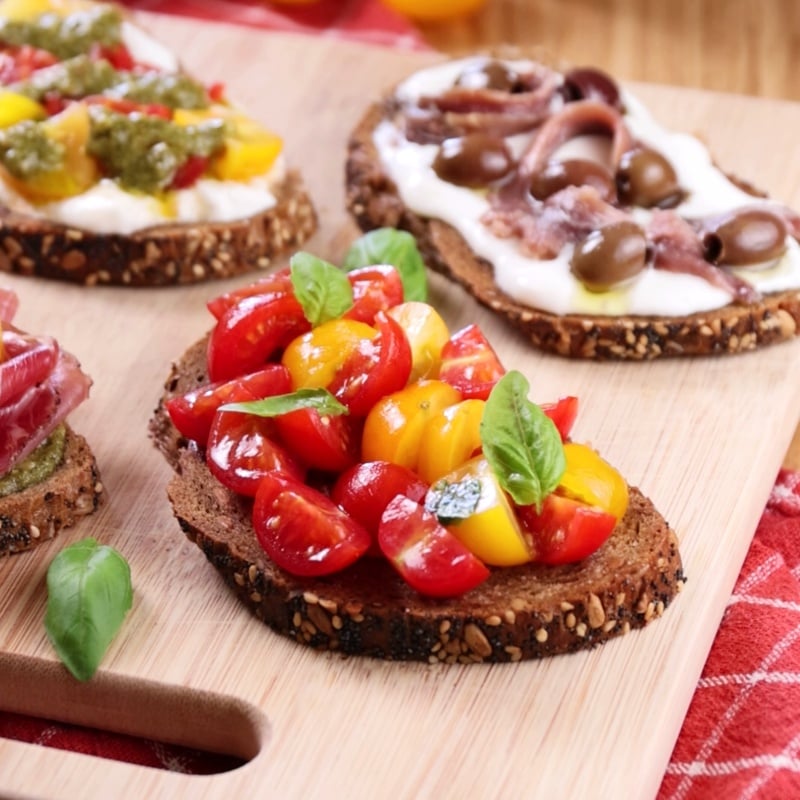 Bruschette in friggitrice ad aria - Step 9