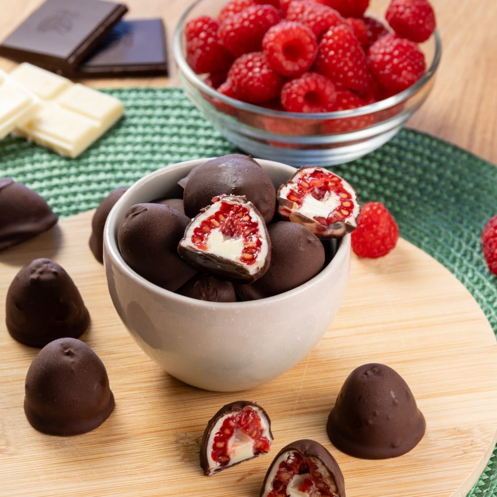 lamponi al cioccolato
