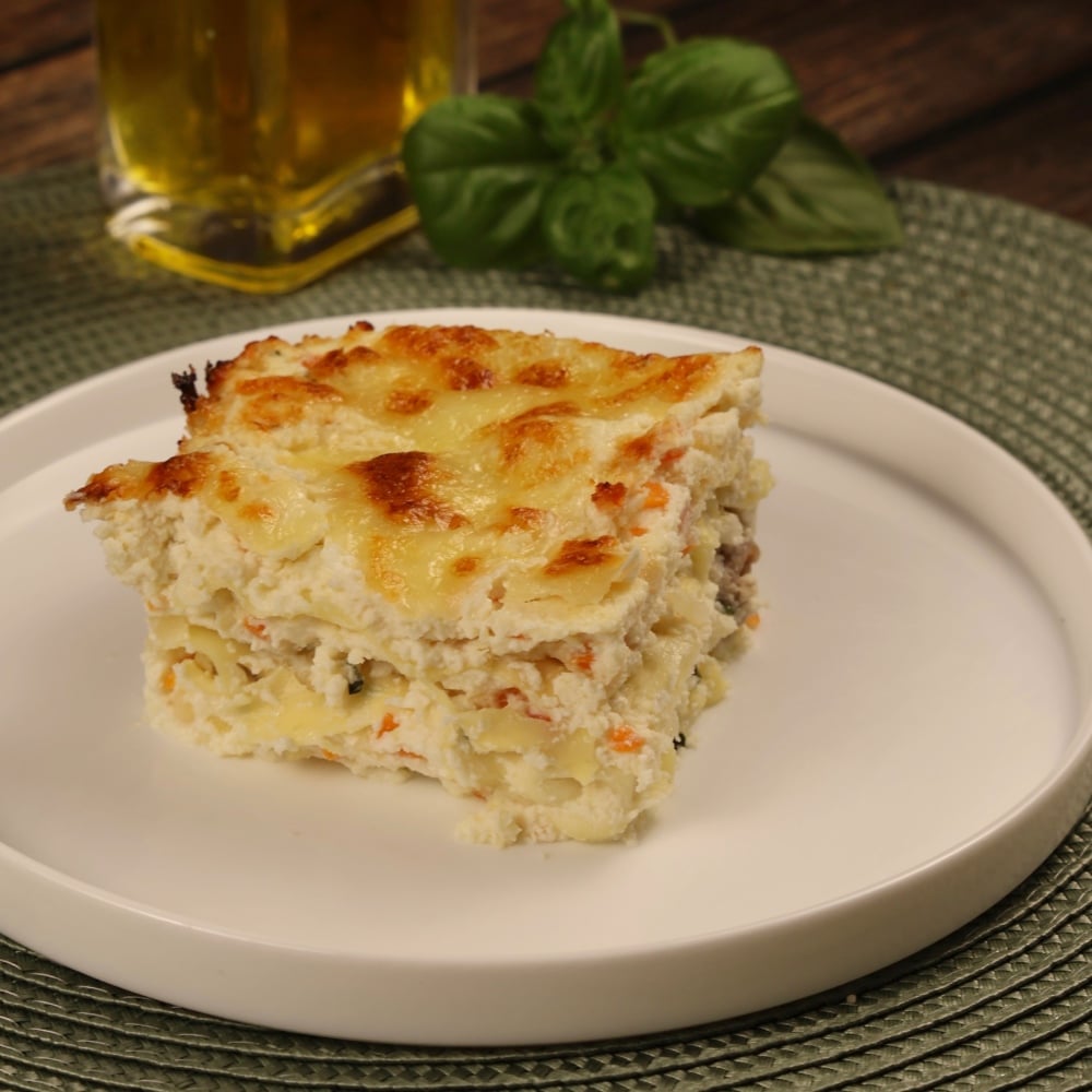 lasagne ricotta e salsiccia