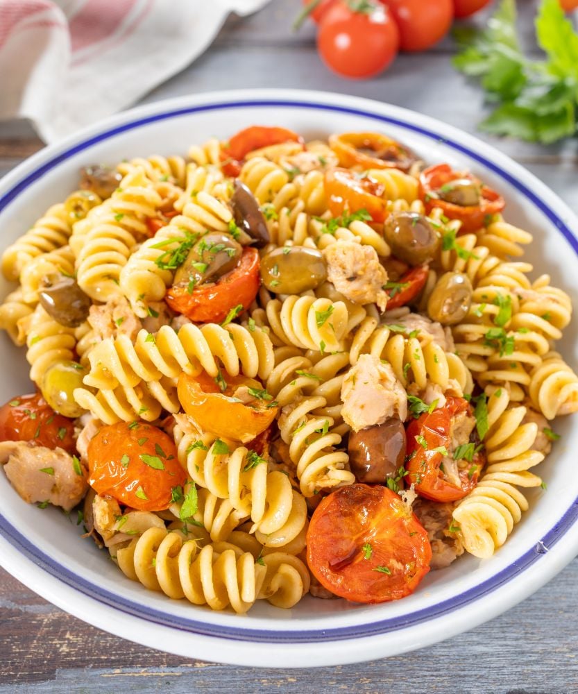 pasta tonno e pomodorini